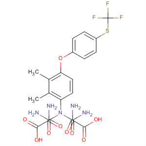 Structure of Imidodicarbonic diamide,2-methyl-N-[3-methyl-4-[4-[(trifluoromethyl)thio]phenoxy]phenyl]-