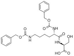 Structure of Z-LYS(Z)-SER-OH