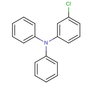 Structure of Benzenamine, 3-chloro-N,N-diphenyl-