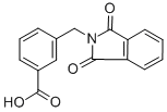 3-((1,3-Dioxoisoindolin-2-yl)Methyl)benzoic acid结构式