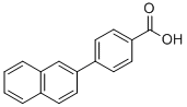 4-(Naphthalen-2-yl)benzoic acid结构式