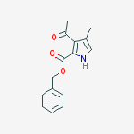 Structure of benzyl 3-acetyl-4-methyl-1H-pyrrole-2-carboxylate