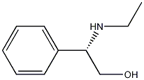 Structure of (betaS)-beta-(Ethylamino)benzeneethanol
