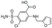 Structure of 4-chloro-N-(2-furylmethyl)-5-sulfamoylanthranilic acid