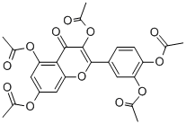 Structure of 3,3,4,5,7-Penta(acetyloxy)flavone