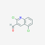 Structure of 2,5-dichloroquinoline-3-carbaldehyde