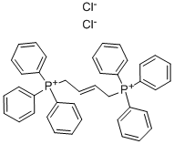 Structure of 2-BUTENE-1,4-BIS(TRIPHENYLPHOSPHONIUM CHLORIDE)