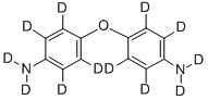 Structure of BIS(4-AMINOPHENYL)-D12 ETHER