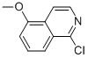 Structure of Isoquinoline, 1-chloro-5-methoxy-