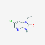 Structure of 6-Chloro-1-ethylimidazo[4,5-b]pyridin-2-ol