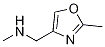 Structure of N-Methyl-(2-methyl-1,3-oxazol-4-yl)methylamine, 97%