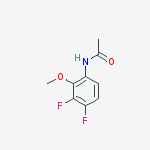 Structure of N-(3,4-Difluoro-2-methoxyphenyl)acetamide