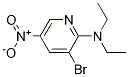 Structure of 3-Bromo-N,N-diethyl-5-nitropyridin-2-amine