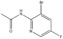 2-乙酰氨基-3-溴-5-氟吡啶结构式