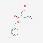 Carbamic acid, N-(2-hydroxyethyl)-N-2-propen-1-yl-, phenylmethyl ester结构式