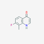 Structure of 7-fluoro-8-methylquinolin-4(1H)-one