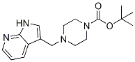 Structure of 1-Boc-4-((1H-Pyrrolo[2,3-b]pyridin-3-yl)Methyl)piperazine
