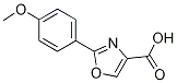 2-(4-Methoxy-phenyl)-oxazole-4-carboxylic acid结构式