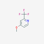 Structure of 4-Methoxy-2-(trifluoromethyl)pyridine