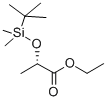 Structure of ETHYL (S)-(-)-2-(TERT-BUTYLDIMETHYLSILYLOXY)PROPIONATE