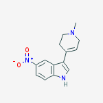 1H-Indole, 5-nitro-3-(1,2,3,6-tetrahydro-1-methyl-4-pyridinyl)-结构式