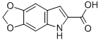 Structure of 5,6-METHYLENEDIOXYINDOLE-3-CARBOXYLIC ACID