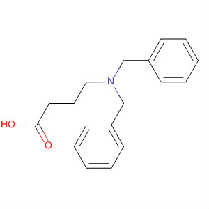 Structure of Butanoic acid, 4-[bis(phenylmethyl)amino]-