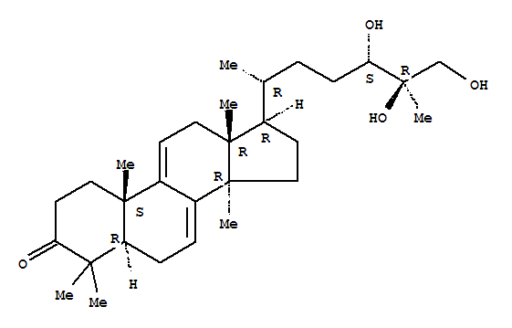 Structure of Ganodermanontriol