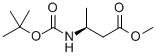 Structure of METHYL (S)-3-BOC-AMINOBUTYRATE