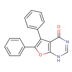 Structure of Furo[2,3-d]pyrimidin-4(1H)-one, 5,6-diphenyl-