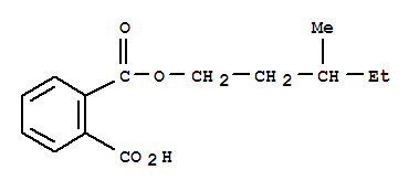 Structure of 2-{[(3-methylpentyl)oxy]carbonyl}benzoic acid
