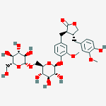 Structure of matairesinol 4'-O- gentiobioside