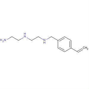 Structure of 1,2-Ethanediamine, N-(2-aminoethyl)-N'-[(4-ethenylphenyl)methyl]-