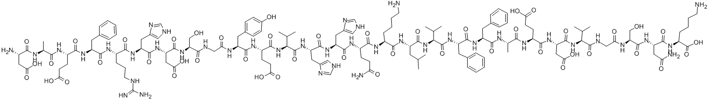Structure of BETA-AMYLOID PEPTIDE (1-40, GLN11), HUMAN