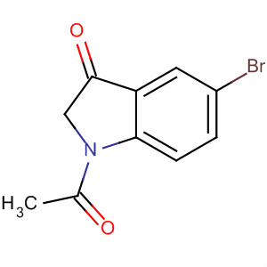 Structure of 1-Acetyl-5-bromo-1,2-dihydro-3H-indol-3-one