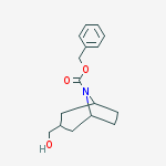 Structure of (3-ENDO)-BENZYL3-(HYDROXYMETHYL)-8-AZABICYCLO[3.2.1]OCTANE-8-CARBOXYLATE