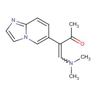 3-Buten-2-one, 4-(dimethylamino)-3-imidazo[1,2-a]pyridin-6-yl-结构式