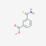 3-(METHOXYCARBONYL)THIOBENZAMIDE结构式