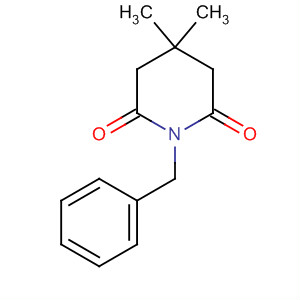 Structure of 2,6-Piperidinedione, 4,4-dimethyl-1-(phenylmethyl)-