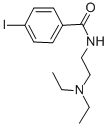 N-(2-(diethylamino)ethyl)-4-iodobenzamide结构式