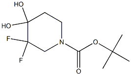 Structure of 1-Boc-3, 3-difluoro-4,4-(...