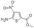 Structure of 2-Thiophenecarboxylicacid, 5-amino-4-nitro-, methyl ester