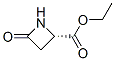 Structure of 2-AZETIDINECARBOXYLIC ACID 4-OXO-,ETHYL ESTER,(S)-