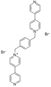 Structure of 1,1-[1,4-PHENYLENEBIS(METHYLENE)]BIS(4,4-BIPYRIDINIUM) DIBROMIDE