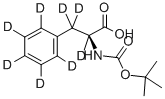 Structure of N-(TERT-BUTOXYCARBONYL)-L-PHENYLALANINE-ALPHA,BETA,BETA,2,3,4,5,6-D8