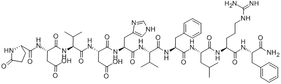 Structure of leucomyosuppressin