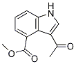 Structure of 3-ACETYL-1H-INDOLE-4-CARBOXYLIC ACID METHYL ESTER,98%