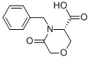 Structure of (S)-4-Benzyl-5-oxomorpholine-3-carboxylic acid