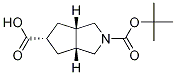 Structure of (3aR,6aS)-2-tert-butoxycarbonyl-3,3a,4,5,6,6a-hexahydro-1H-cyclop enta[c]pyrrole-5-carboxylic acid