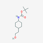 Structure of tert-Butyl cis-4-(2-hydroxyethyl)-cyclohexylcarbamate